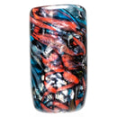 RekTipz - Glass Tip - 12mm - Grey, Blue & Red w/ UV - The Cave