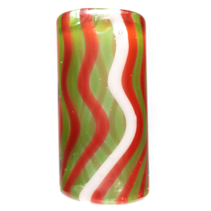 RekTipz - Glass Tip - 10mm - Red, Green & White - The Cave