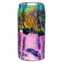 RekTipz - Glass Tip - 12mm - Purple & Green Dichro w/ Royal Jelly Cropal - The Cave
