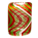 RekTipz - Glass Tip - 13mm - Red, Green & White - The Cave