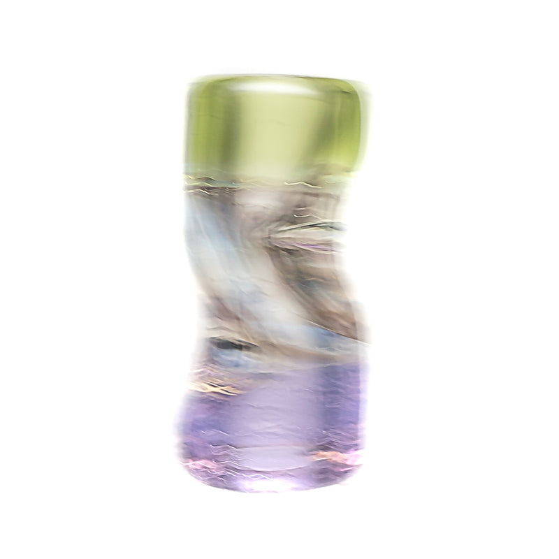 RekTipz - Glass Tip - 11mm - Purple Rain & Haterade w/UV Swirl - The Cave