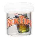 RekTipz - Glass Tip - 12mm - Purple & Green Dichro w/ Pink Cropal - The Cave