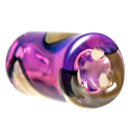 RekTipz - Glass Tip - 12mm - Royal Jelly & Silver Satin - The Cave