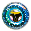 RekTipz - Glass Tip - 12mm - Purple & Green Dichro w/ Royal Jelly Cropal - The Cave