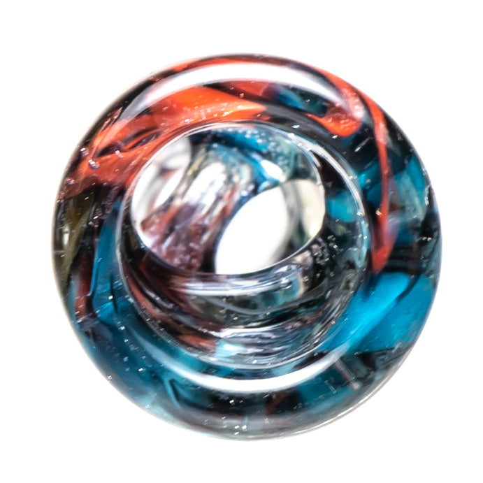 RekTipz - Glass Tip - 12mm - Grey, Blue & Red w/ UV - The Cave