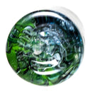 RekTipz - Glass Tip - 11mm - Dark Blue & Green w/ UV - The Cave