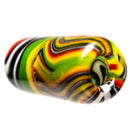 RekTipz - Glass Tip - 11mm - Rasta Jailhouse - The Cave