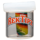 RekTipz - Glass Tip - 11mm - Rasta Jailhouse - The Cave