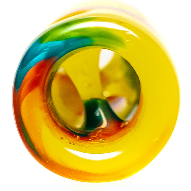 RekTipz - Glass Tip - 11mm - Fruit Stripe Swirl - The Cave