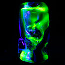 RekTipz - Glass Tip - 12mm - Black & Teal w/ UV - The Cave