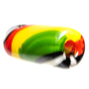 RekTipz - Glass Tip - XL - 12mm - Rasta Jailhouse - The Cave