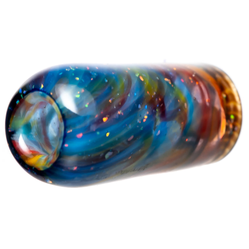 RekTipz - Glass Tip - XL - 12mm - Blue & Orange Swirl Cropal - The Cave