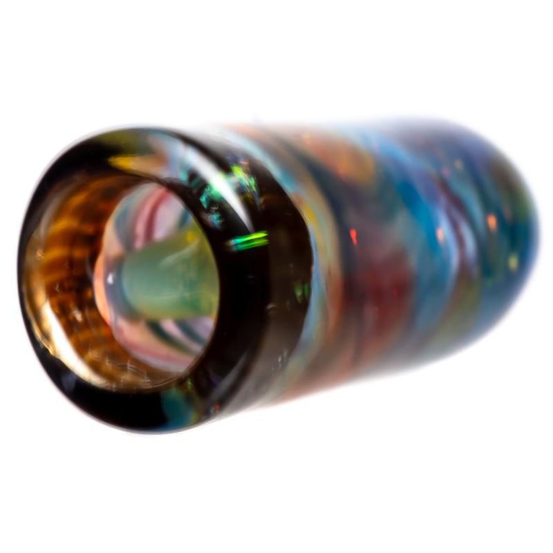 RekTipz - Glass Tip - XL - 12mm - Blue & Orange Swirl Cropal - The Cave