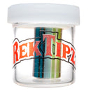 RekTipz - Glass Tip - 6 Shooter - 11mm - Clear Rainbow - The Cave