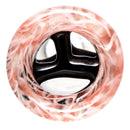 RekTipz - Glass Tip - XL - 14mm - Red, White & Black w/ UV Ion - The Cave