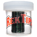RekTipz - Glass Tip - 6 Shooter - 12mm - Smoke Cropal - The Cave