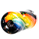 RekTipz - Pivot Mouthpiece - Black Rainbow Cropal