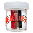 RekTipz - Glass Tip - 6 Shooter - 12mm - Red & Galaxy Split - The Cave