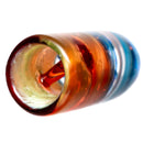 RekTipz - Glass Tip - 12mm - Blue & Orange Swirl Cropal - The Cave