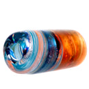 RekTipz - Glass Tip - 12mm - Blue & Orange Swirl Cropal - The Cave