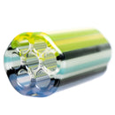 RekTipz - Glass Tip - 6 Shooter - 10mm - Multi Color Stripe - The Cave
