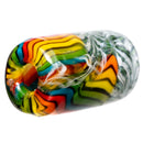 RekTipz - Glass Tip - 14mm - Rainbow & White - The Cave