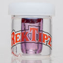 RekTipz - Glass Tip - 13mm - Transparent Purple & Cobalt Cropal - The Cave