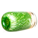 RekTipz - Glass Tip - 13mm - Green Satin & Transparent Orange Cropal - The Cave