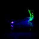 RekTipz - Glass Tip - XL - 11mm - Grey, Red & Black Sparkle w/UV Tip - The Cave