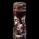 RekTipz - Glass Tip - XL - 11mm - Clear w/ Red Sparkle & Blasting - The Cave