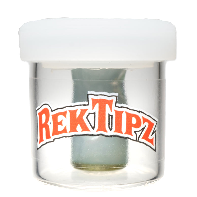 RekTipz - Glass Tip - 11mm - Milky Blue Green - The Cave