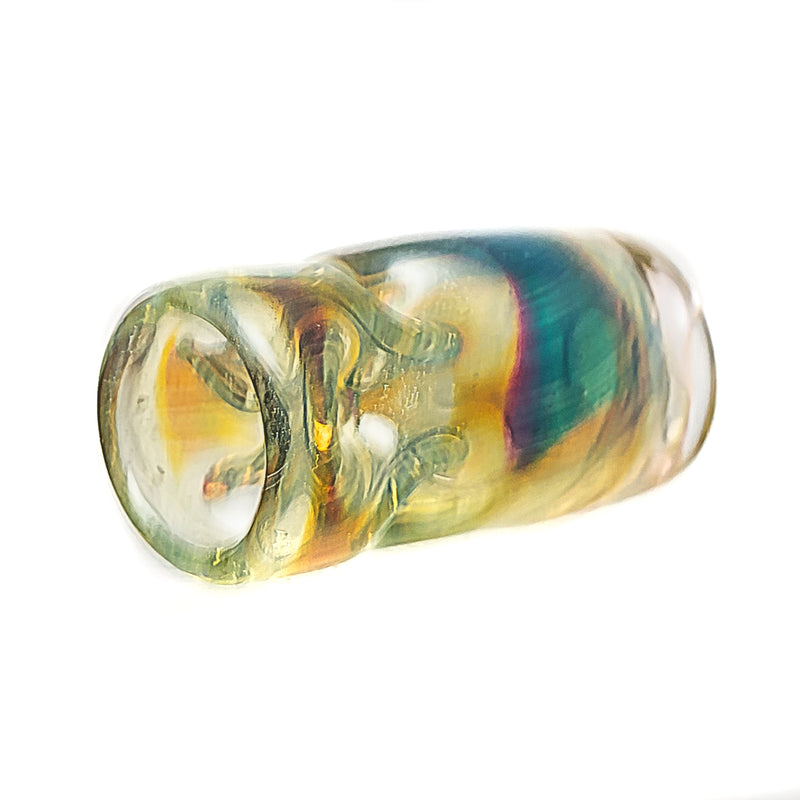 RekTipz - Glass Tip - 11mm - Sparkle Fume w/ Streak - The Cave