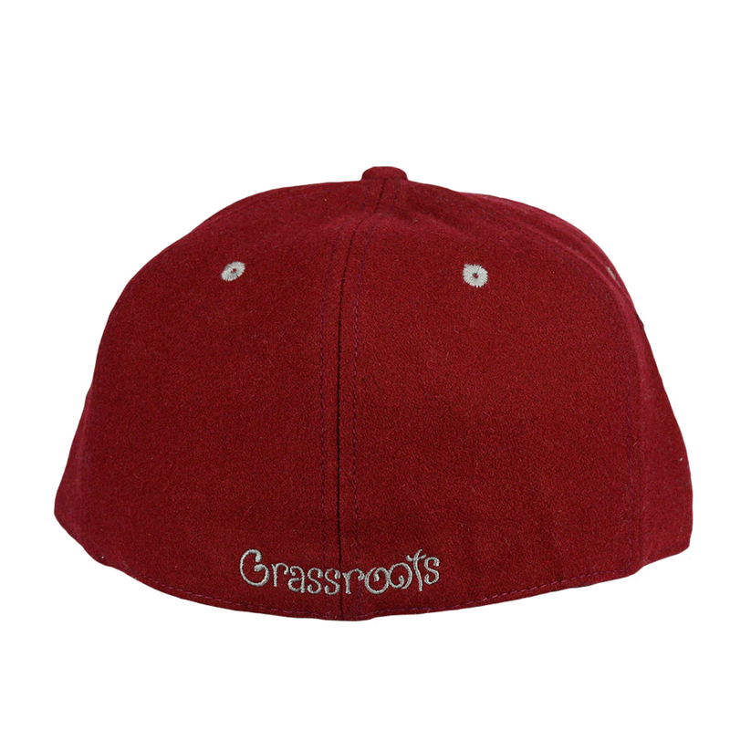Grassroots - Removable Bear Redstone Fitted Hat - 7 1/4 - The Cave
