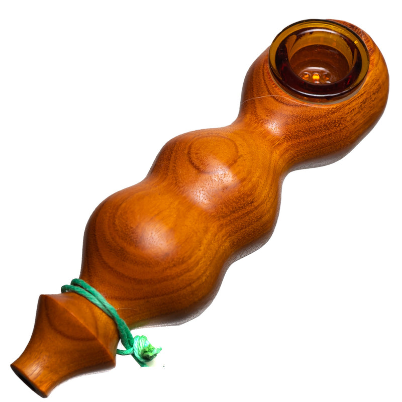 Steve's Dank Pipes - The Classic - Mexican Chakte Viga - Amber Bowl - The Cave