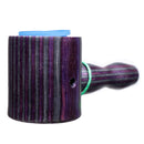 Steve's Dank Pipes - Cob Pipe - Maine Spectra-Birch - Purple & Grey - Milky Blue Bowl - The Cave