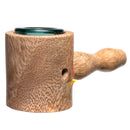 Steve's Dank Pipes - Cob Pipe - Figured Mango - Teal Bowl - The Cave