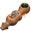 Steve's Dank Pipes - Inlay - Stones - South American Tornillo - Green Bowl - The Cave