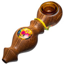 Steve's Dank Pipes - Galaxy - Brazilian Tigerwood - Gold Calavera - The Cave