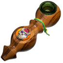 Steve's Dank Pipes - Galaxy - Brazilian Tigerwood - Orange Calavera - The Cave