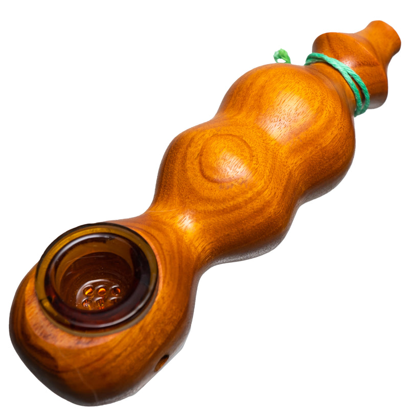 Steve's Dank Pipes - The Classic - Mexican Chakte Viga - Amber Bowl - The Cave