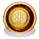 Steve's Dank Pipes - Cob Pipe - Maine Spectra-Birch - Pink - Amber Bowl - The Cave