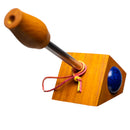 Steve's Dank Pipes - Sideways Sitter - Mexican Chakte Viga - Blue White - The Cave