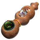 Steve's Dank Pipes - Inlay - Stones - South American Tornillo - Green Bowl - The Cave