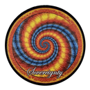 Moodmats X Sovereignty - Red & Blue Spiral Circle - The Cave