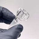 Sovereignty - Faceted Hornless Slide - 14mm - Clear - The Cave