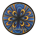 Moodmats X Sovereignty - Blue & Orange Bow Tie Circle - The Cave