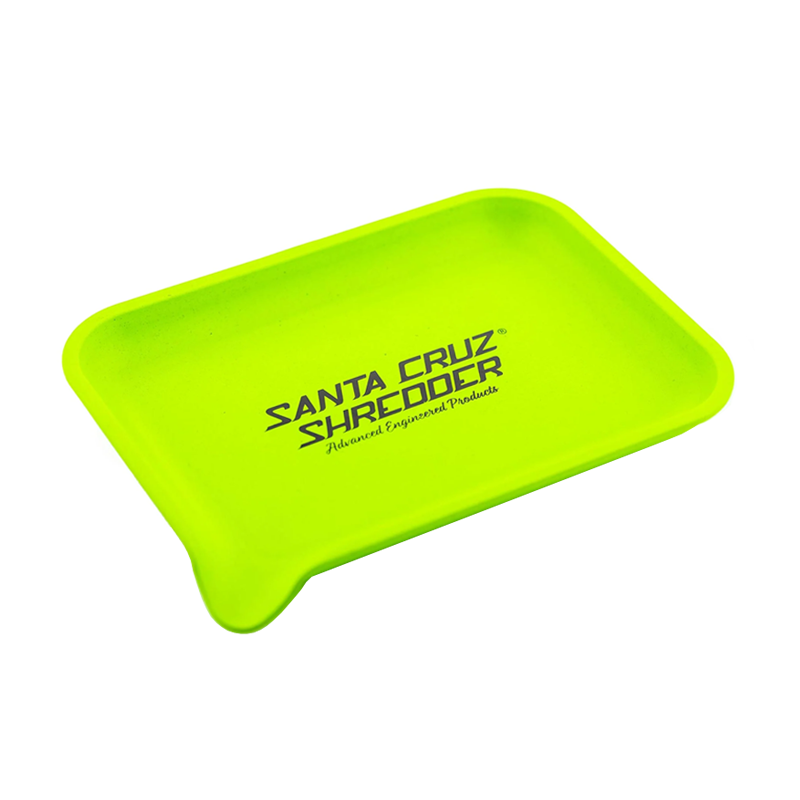 Santa Cruz Shredder - Hemp Rolling Tray - Lime Green - The Cave