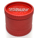 Santa Cruz Shredder - Hemp Grinder - 3 Piece - Red - The Cave