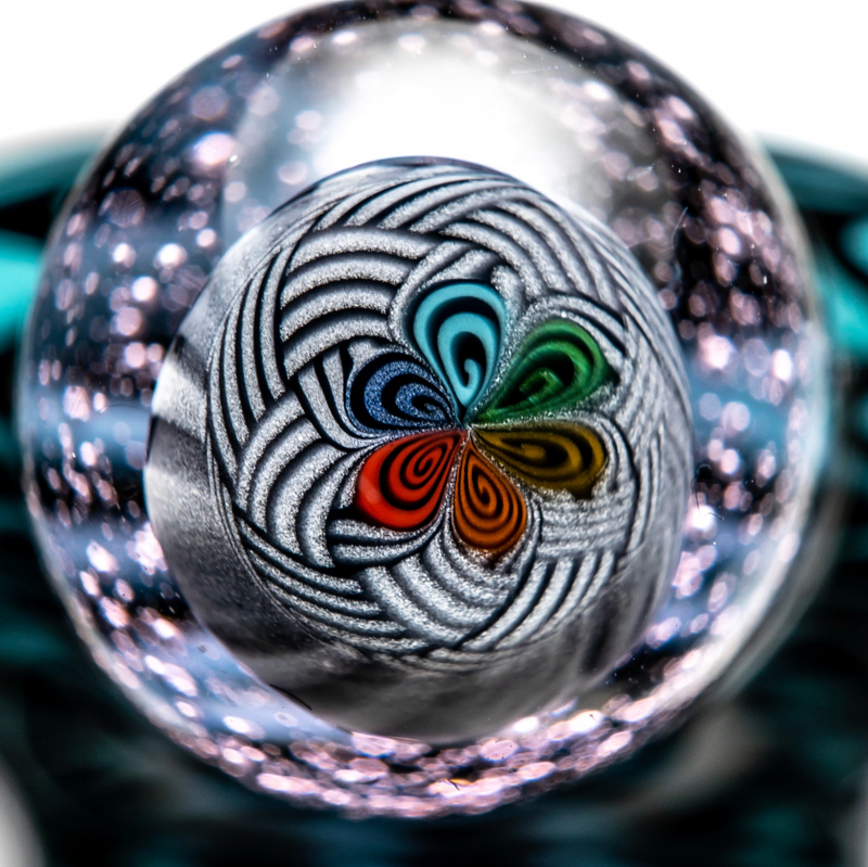 Kevin Howell - Push Slide - 18mm - Agua, Red & Rainbow Linework - The Cave