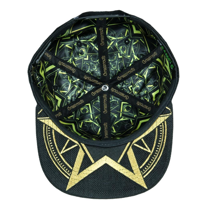 Grassroots - Secret Society Gold Snapback Hat - Small/Medium - The Cave